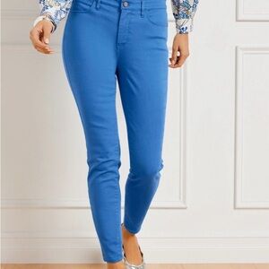 Talbots Blue Skinny Jeans Vibrant Fit